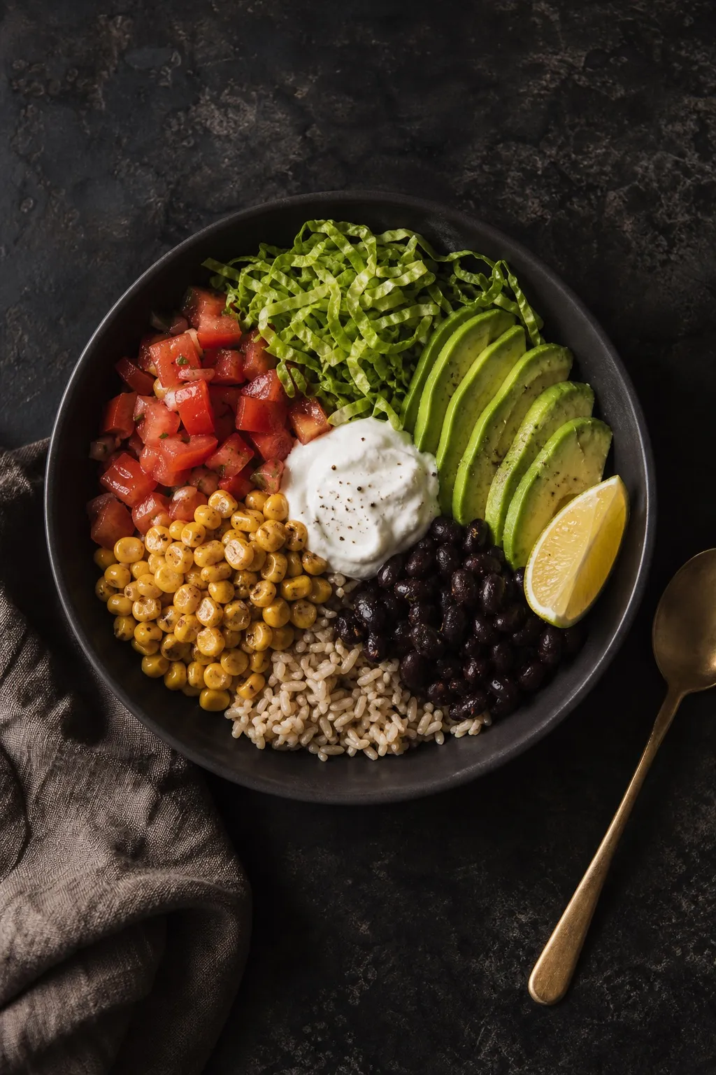 Black bean burrito bowl