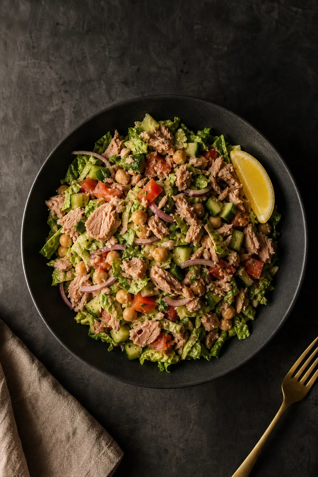 Tuna and chickpea salad